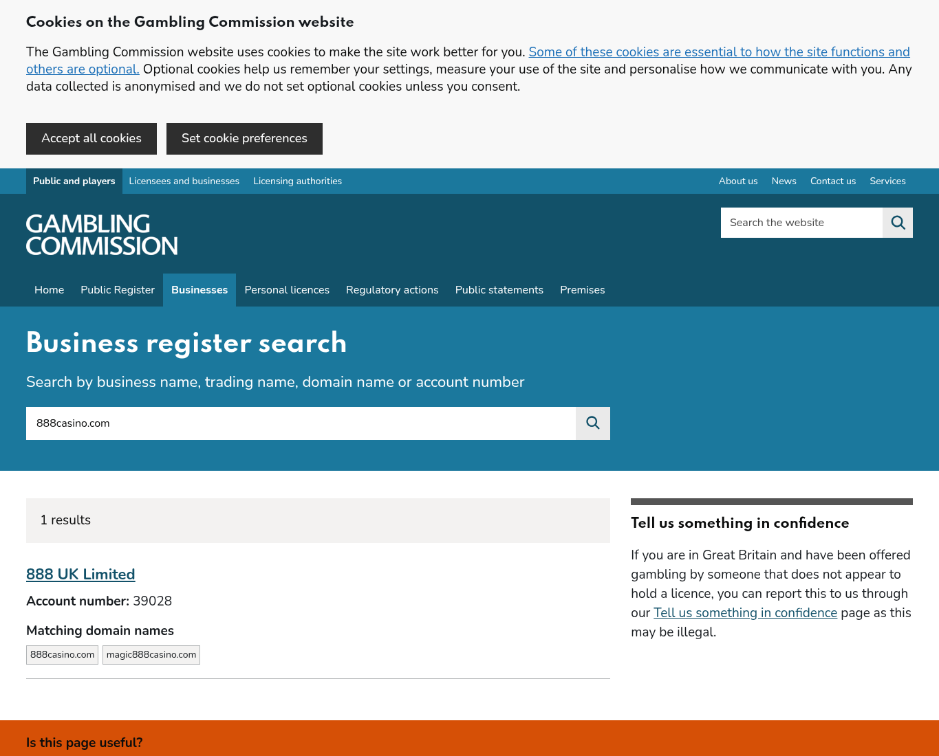 Vastlegging van het Britse register voor het exacte domein